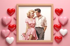 Valentines Day Couple Clipart, Valentines Clipart Product Image 3