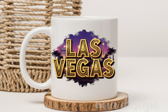 Las Vegas PNG, Vintage Nevada Desert Sign Sublimation Product Image 3