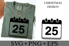 December 25 Svg | Christmas svg | Shirt Svg Product Image 2