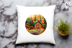 Rustic Cabin Clipart PNG Product Image 3