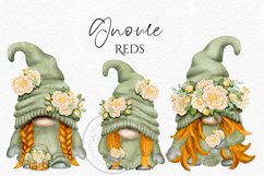 Bridesmaids Gnomes Sage Cream| Gnome Clipart Product Image 6