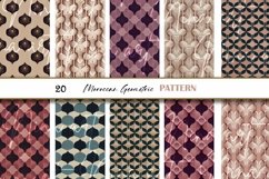 Pink and Purple Moroccan Patterned Seamless Digital Paper Product Image 3