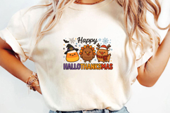 Happy Hallothanksmas Sublimation, Christmas Png Product Image 3