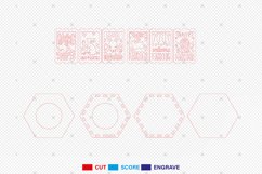 3D Easter Bunny Tea Light Holder Laser Cut File Product Image 2