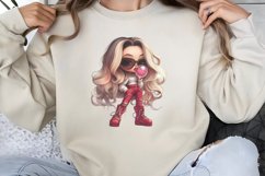 Anti Valentine girl Clipart PNG Product Image 1