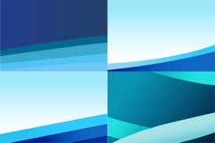 Blue abstract backgrounds / Blue abstract digital paper pack Product Image 2