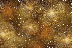 Golden Firework Sparkle Background Festive Light Decorative Product Image 1