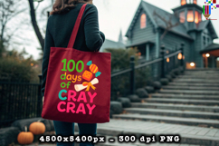100 Days of Cray Cray Fun School Sublimation Design Product Image 4
