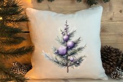 Lavender And Christmas Tree Sublimation Clipart Product Image 3