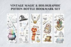 Holographic Potion Bottle Bookmark Set,Vintage Magic &amp; Witch Product Image 3