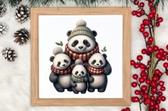 Christmas Family Animals Clipart, Christmas Family Product Image 3