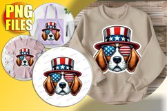 Sweet TOTE BAG Sublimation Ideas, American Dog Product Image 1