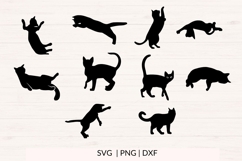 Black Cat Silhouette SVG Bundle | 20 Designs Product Image 3