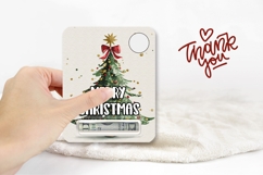 Cartoon Christmas Tree Money Card, Christmas Money Holder Product Image 3