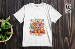 Summer Vibes Tropical Animal clipart Sublimation PNG Product Image 3