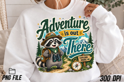 Adventure is out There Funny Animal PNG Product Image 3