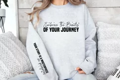 Embrace the beauty of your journey Sleeve SVG Product Image 3