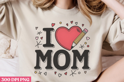 Floral Mama Mom Sublimation PNG Product Image 2
