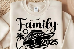 Family Cruise 2025 SVG | Summer Vacation | Family Trip shirt Product Image 3
