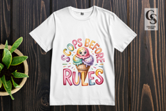 Scoops Before Rules Ice Cream Clipart Sublimation PNG Product Image 3