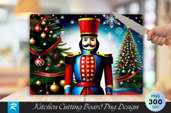 Traditional Nutcracker Christmas Cutting Board PNG Product Image 1
