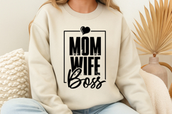 Mom Wife Boss SVG Product Image 3