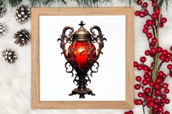 Gothic Christmas Clipart Sublimation, Gothic Christmas Product Image 3