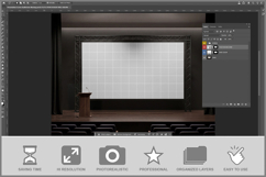 Presentation Screen Auditorium Product Image 2