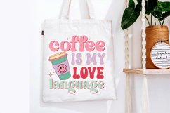 Coffee is my valentine Retro Valentine Day sublimation Desig Product Image 3