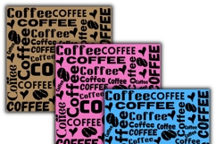 coffee digital papers, Coffee pattern, Coffee background Product Image 2