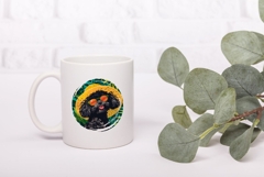 Summer Toy Poodle Illustration, Tropical Poodle Dog PNG Product Image 3