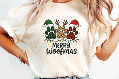 Dog Paw Christmas Sublimation, Christmas Png Product Image 2