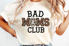 Bad Moms Club Sublimation, Retro Mama Png Product Image 3