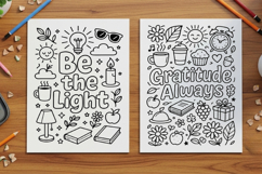 10 Motivational Quotes Coloring Pages PDF Bundle Product Image 3