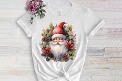Christmas Santa Gnome Clipart Sublimation, Christmas PNG Product Image 3