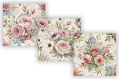 Colorful Abstract Paint Splatter Seamless Patterns, Artistic Product Image 3