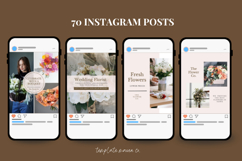 Flower Shop Instagram Post Templates Vol. 1 Product Image 3