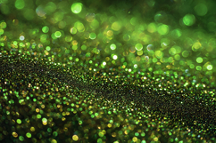 Green Gold Glitter Bokeh Sparkle Background Texture Product Image 1