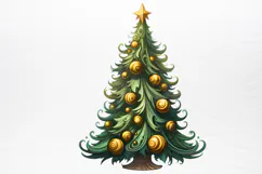 Christmas Cars Watercolor clipart PNG Product Image 3
