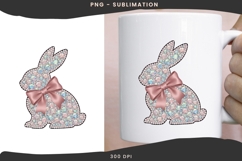 Rhinestone bunny coquette png design for T-shirts Product Image 3