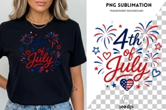 4th of July PNG | Patriotic Fireworks Design | Independence Product Image 3