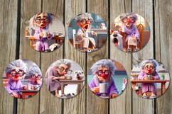 3D Cartoon style | 7 morning Car coaster &amp; key chain designs Product Image 3