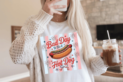 Bad Day To Be a Hot Dog PNG T-Shirt|4th of July PNG Sublimati Product Image 2