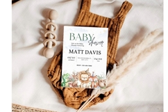 Baby Shower Invitation Template 205 Product Image 3