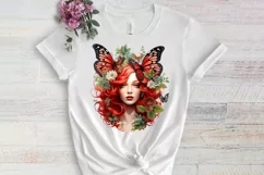 Fairy Christmas Sublimation Clipart, Christmas PNG Product Image 3