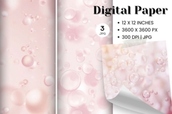 pink glitter Background Wallpaper Sparkles Digital Paper_134 Product Image 1