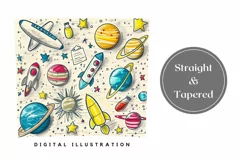Art School Tumbler Wrap, Science Tumbler Sublimation Design Product Image 3