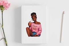 Motivational Melanin woman Sublimation PNG, Graphic Illustra Product Image 3