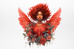 Christmas Angel Sublimation Clipart PNG Product Image 3