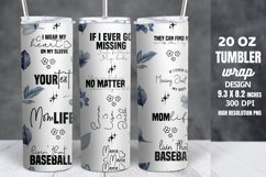 Mothers Day Tumbler Wrap 20 oz Skinny Tumbler Sublimation Product Image 1